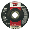 United Abrasives Depressed Center Grinding Wheel, 5" Dia., 7/8" Hole, Type 1 Grit A60S