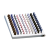Precise 100 Piece Random Shapes & Specs Mounted Stone Set, 1/8" x 1-1/2" Shank Size