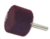 T&O Zirconia Abrasive Flap Wheel, 1" Diameter, 1" Width, 1/4" Shank, 60 Grit