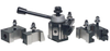 Phase II 6 Piece Piston Quick Change Tool Post Set for 14"-20" Lathe Swing - 400 ST