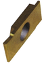 Nikcole GIE-7-GR-1.0 Right Hand Full .019" Radius Groove Insert, Grade C5-PV Carbide