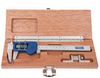 Fowler Shockproof Dial Caliper & Depth Attachment Combo, 54-008-715