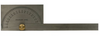 Precise Rectangular Stainless Steel Protractor With Arm Length: 6"