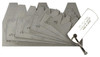 Fuji Tool Gear Tooth Gage DP-L20, 7 Leaves
