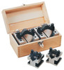 Precise Ultra Precision "V" Blocks & Clamps Set, 13/64 - 1-3/16" Capacity