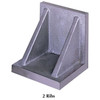 Precise Machined Angle Plate, 4" x 4" x 4", 2 Ribs - CPM-4