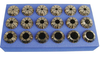 ETM 18 Piece 3/32" thru 25/32" ER32 Collet Set - 4512004