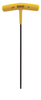 Bondhus Cushioned Grip T-Handle Hex Tool, 1/8" Size - 13207