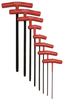 Bondhus Cushioned Grip T-Handle Hex Tool, 2mm - 10mm Size Set - BTX80M