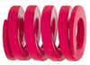 Danly DieMax XL™ Heavy Load Red, Die Spring, 2" Free Length, 5/8" Hole Dia., 11/32" Rod Dia.