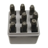 C.H. Hanson Heavy Duty Number/Figure Stamp Set, 3/16" Character Size
