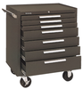 Kennedy Brown 7 Drawer Roller Cabinet, 29"W x 20"D x 35"H - 297XB