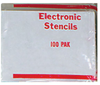 Etch-O-Matic Electronic Marking System Refill, Stencils (100-Pak)