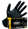 Raven Powder Free Black Nitrile Gloves, Size Small (Box of 100) - SAS66516