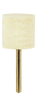 Grobet USA Felt Polishing Medium Cylinder Bob, 3/4" Diameter, 3/4" Thickness MP-8 - 17.233