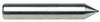 Precise Coned Radius Single Point Radius Diamond Dresser, 60º Included Angle, .75 Carat Weight