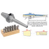 Techniks 12 PC Collet Set 1/8"-1/4" by 64ths (except 5/32" & 7/32"nds, Plus 3mm to 6mm by 1mm) - 18743-12