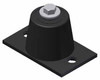 Mason Industries Neoprene Floor Mount Vibration Isolator ND-A, 40 - 75 lbs. Capacity - 35-276-5