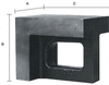 Suburban Tool Machined Universal Right Angle Iron, 8"W x 10"H x 12"L - URA081012