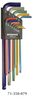 Bondhus 13 Piece Extra Long ColorGuard Balldriver L-Wrench Set 69637