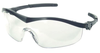 Crews Storm® Black Frame, Clear Lens Safety Glasses ST110