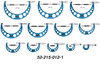 Fowler 0-12" w/Standard, Outside Inch Micrometer 12 Piece Set - 52-215-012-1