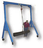 Vestil Adjustable Steel Gantry Crane, 4000 lbs. Capacity, 15 ft. Beam Length, 6 ft. to 9 ft. Usable Height - AHS-4-15-9