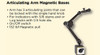 Asimeto Articulating Arm Magnetic Base - 7602011