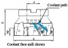 Precise 90º Square Shoulder Indexable Face Mills Coolant Through 5" - 2069-5000