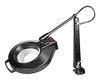 Dazor Iron Man Machine Clamp Magnifier, 11-diopter (3"), Black - 1420E-11-BK