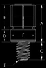 Mitee-Bite 12mm Press Fit Pin - 38750