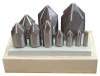 HSS Chatterless Countersink Set, 10 pc., 60° - 70-759-6