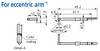 Mitutoyo Eccentric Arm Stylus, Tip Angle 90°, Tip Radius (5µm) - 12AAB412