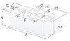 Precise 10" Chuck Size Soft Steel Jaws - 3900-4760