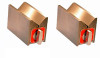 Suburban Magnetic Toolmakers Chucks (Pair), 90° VEE, 5-7/16" x 2-3/4" x 3-5/8" - MTC-VB-M