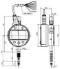 Mitutoyo Digimatic Indicator Signal ID-C, 0.5" w/ Lug Back - 543-351