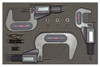 SPI IP54 Electronic Micrometer Set, 0-4" - 11-554-3