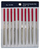 Grobet Diamond Needle Files, 10-piece Set #33.950 - 55-533-4