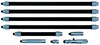 Mitutoyo Tubular Inside Micrometer, Extension Pipe Type, 4 - 84" - 139-182