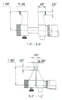 SPI Caliper Type Inside Micrometer, 0.2 - 1.2" - 17-829-3