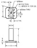 Suburban Rectangular Column Tombstone Fixture - TSR-6
