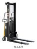Vestil Semi-Electric Stackers w/Powered Lift Adjustable Forks