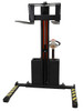 Vestil Narrow Mast Stackers w/Powered Drive & Lift Adjustable Forks