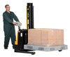Vestil Narrow Mast Stackers w/Powered Drive & Lift Adjustable Forks