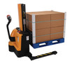 Vestil Narrow Mast Stackers w/Powered Drive & Lift Adjustable Forks