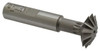 Interstate HSS Double Angle Cutter, Shank Type, 60°, 1" dia, 1/2" shank - 71-318-0