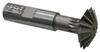 Interstate HSS Double Angle Cutter, Shank Type, 60°, 1-3/8" dia, 5/8" shank - 71-319-8