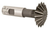 Interstate HSS Double Angle Cutter, Shank Type, 60°, 1-7/8" dia, 3/4" shank - 71-321-4