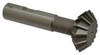 Interstate HSS Double Angle Cutter, Shank Type, 90°, 1-1/2" dia, 5/8" shank - 71-326-3