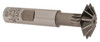 Interstate Cobalt Double Angle Cutter, Shank Type, 60°, 1" dia, 1/2" shank - 71-330-5